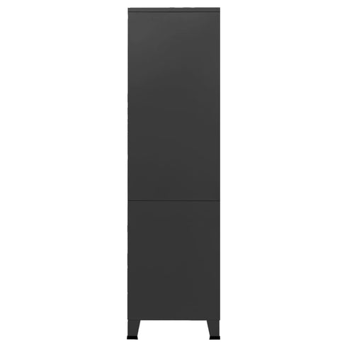 Lady Jillian -  Industrial Wardrobe Black 90x50x180 cm Metal